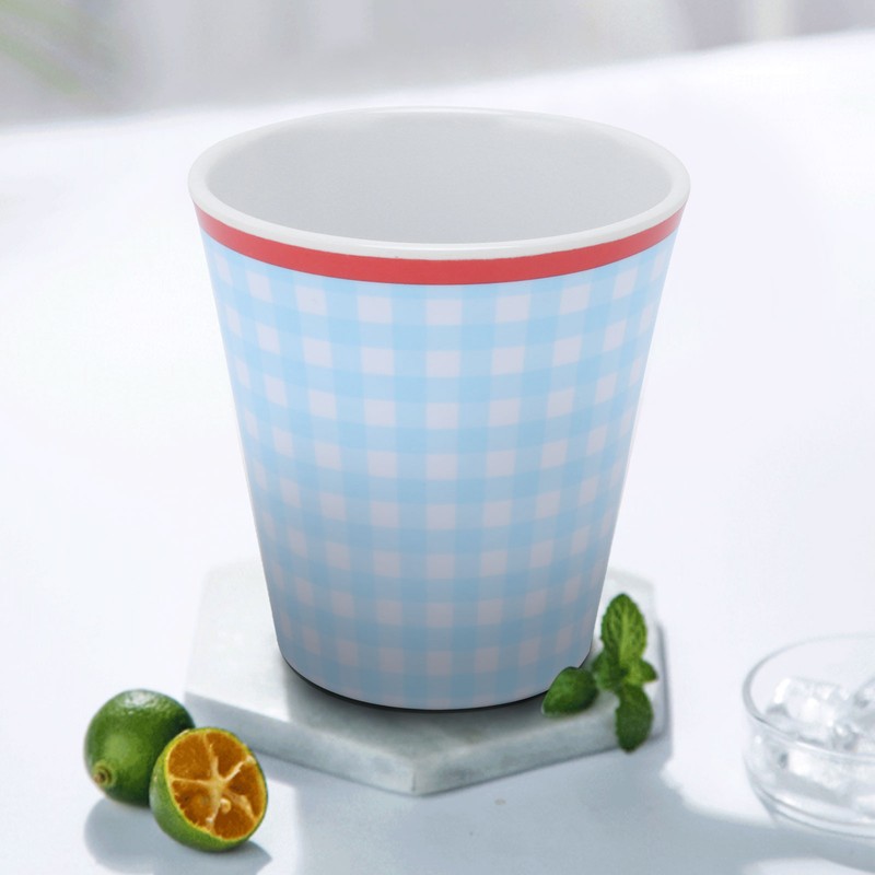 4Pcs/Set Imitation Porcelain Water Cup Originality Beverage Mug for Home