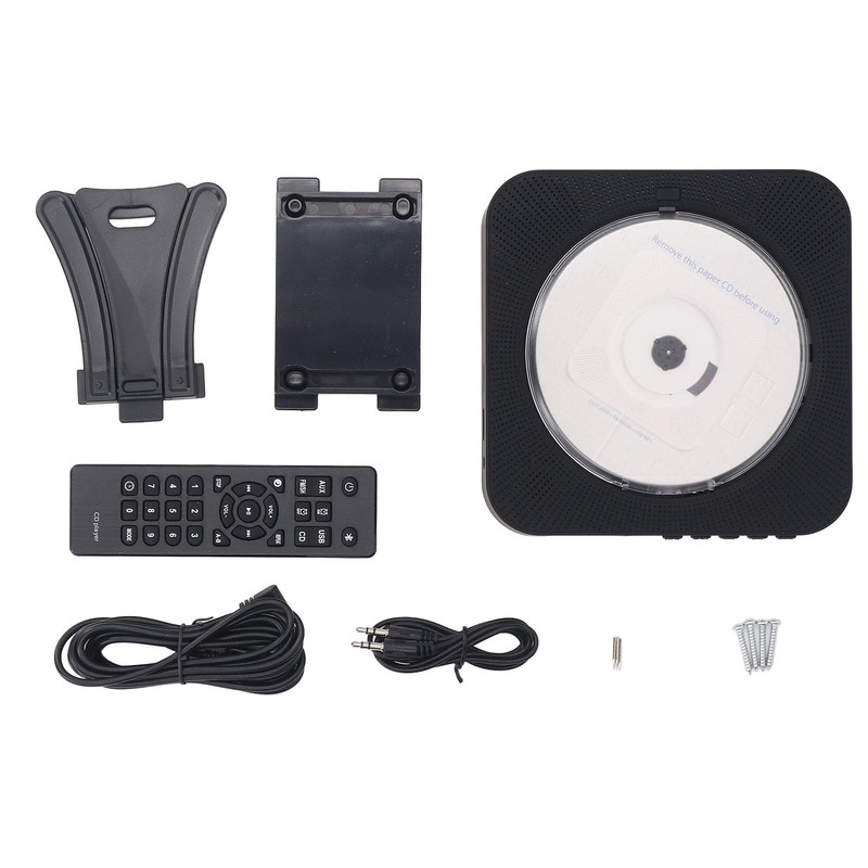 Portable CD Player, Desktop or Wall Mount Bluetooth CD Player,