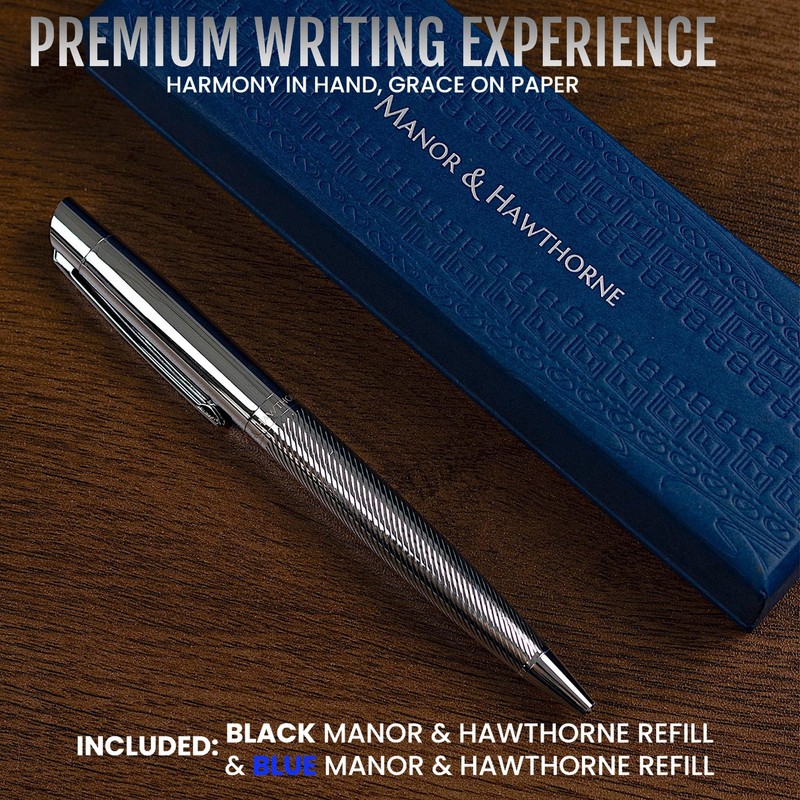 Manor & Hawthorne Elegant Ballpoint Pen - Premium Writing Instrument
