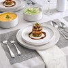 LIANYU Dinnerware Dinner Sets for 6, 18 Piece Ceramic Plates