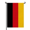 Pretty_jessie Germany Flag German Garden Flags 12x18 Double-Sided Small Burlap