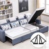 JinBoCheng 1 Pair Heavy Duty Bench Seat Hinges, Spring Lift