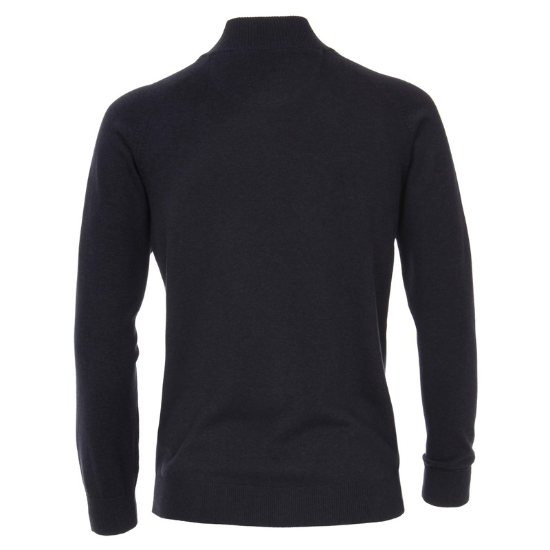 Casamoda Men's Cardigan, Plain with Embroidered Logo, 004450 (Strickjacke) -