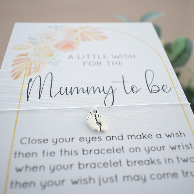 Mummy To Be Wish Bracelet | Pregnancy Congratulations. New Baby