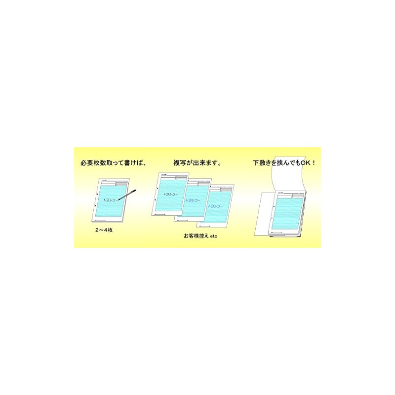 Carbonless Copy Meeting Record Paper (B5, 1 Pack)