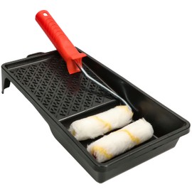 KOTARBAU® Painter's Set with Paint Tray The Perfect Tool for Any Painter, Paint Replacement with 2 Paint Rollers, 100 mm Roller Handle