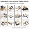 Metal D-Rings, 10 PCS Spring Opening Purse Making Clip Key