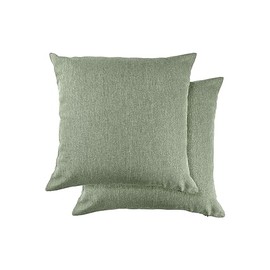 Emma Barclay Jardin - Waterproof Indoor/Outdoor Cushion Cover For Chairs or Sofas - 17x17 (43x43cm) (Green)