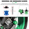 CHIFUN 2Pcs 6MM M6 X1.5 Motorcycle Swing Arm Spools Sliders