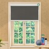 Allesin Motorized Roller Blinds with Remote Control for Windows, Blackout
