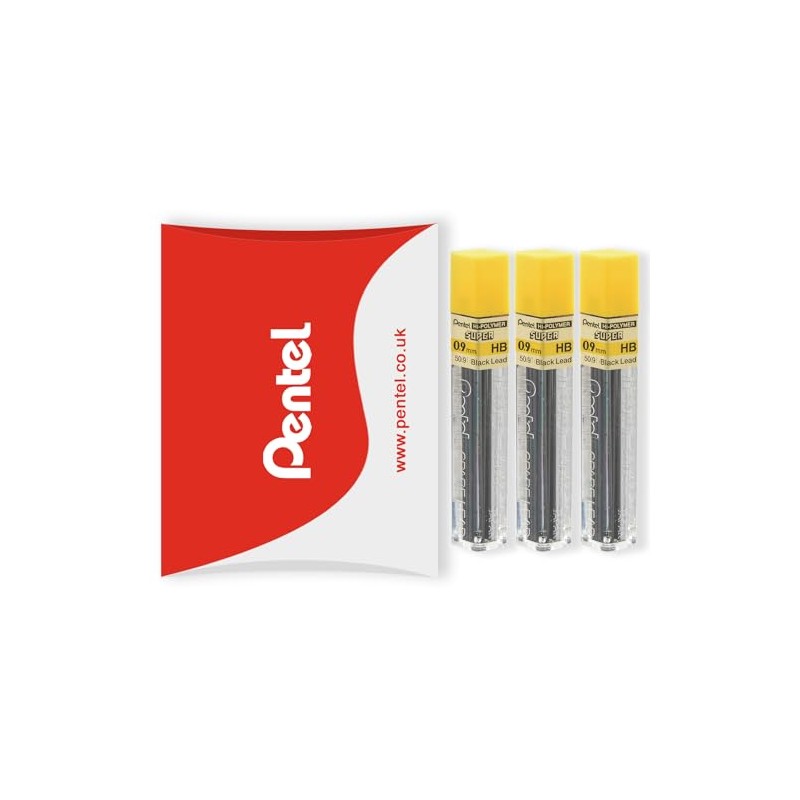 Pentel Super Hi-Polymer Mechanical Refill Leads - for Automatic/Mechanical Pencils