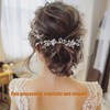 Tocado de Perlas, Diadema de Boda Nupcial, Tocado de Perlas