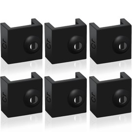 3D Printer Hotend Silicone Sock, 6 PCS Heater Block Silicone Cover for Creality Ender 3/3 Pro/3 V2, Ender 5/5 Plus/ 5 Pro, CR 10 Series, MK7/ 8/9 3D Printer Hotend