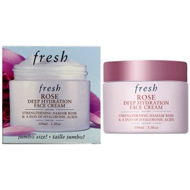 Fresh Rose Hyaluronic Acid Deep Hydration Cream 3.3 oz (Jumb Size) New in Box