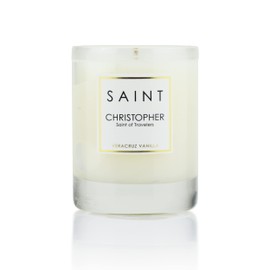 SAINT Michael The Archangel Scented Votive Candle with Prayer, Prayer Coin, and Holy Oil, Saint of Soldiers and First Responders, Soy Coconut Aromatherapy Candle with 15 Hour Burn Time