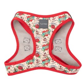 FuzzYard Ink'd Up Step in Dog Vest Harness Old School Tattoo Design (Medium)