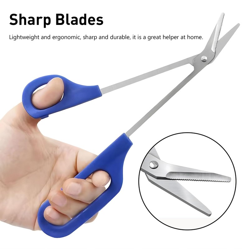 8.3 Inch Long Handle Toenail Scissors for Thick Nails &
