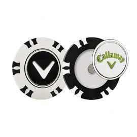 Callaway Golf Marker Magnetic Casino Chip Markers 2 Pack White Black