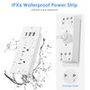 Jgstkcity 20W USB C Recessed Power Strip,Surge Protector Waterproof,Furniture Desk