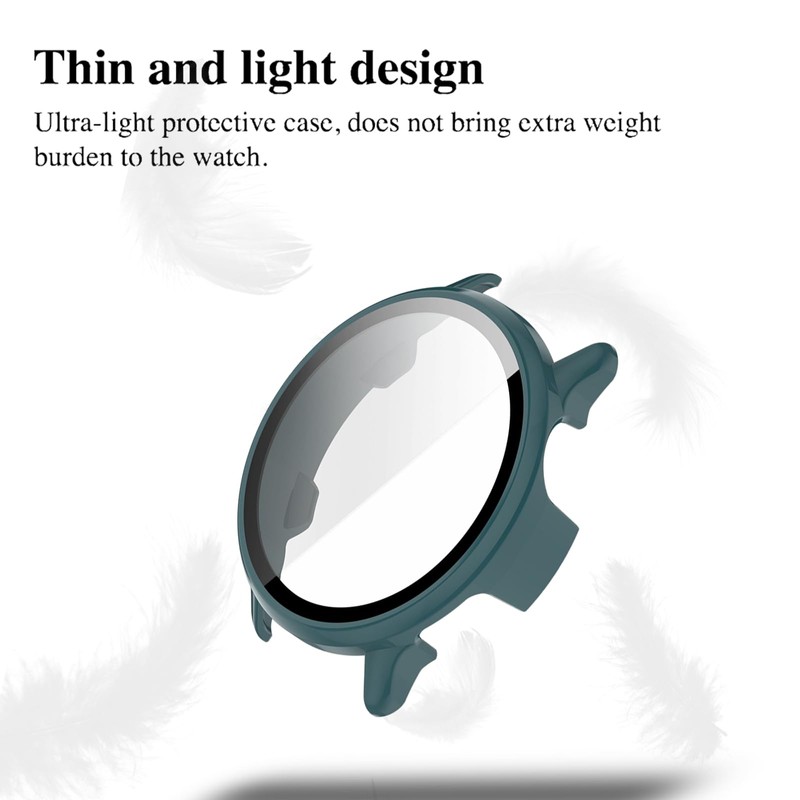 [2 Pack] Case for Garmin Vívoactive 6 with Sreen Protector,