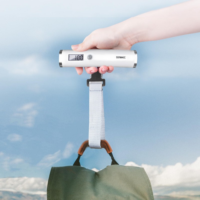 Duronic LS1013 Digital Travel Luggage Scale Weighing Scale Suitcase with