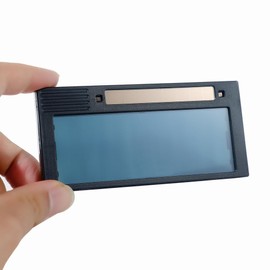 2x4 Auto Darkening Welding Lens True Color Technology,Variable Shade 5-13,Solar and Lithium Powered,for TIG MIG Stick Welding Helmet Replacement