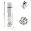 Lovely Diamond USB 2.0 Flash Drive Data Storage Memory Stick