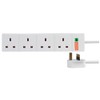 Pro Elec 9988S-5 m 4 Gang Surge Protected Extension Lead,