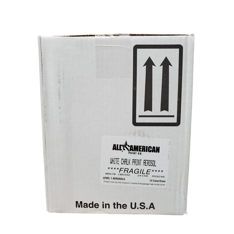 Ameri-Stripe White Athletic Chalk Paint (12 Cans Per Case) -