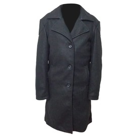 SF FASHIONS Billy Mens Black Butcher Coat - Boys Fashion Cotton Trench Coat Men
