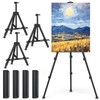 Art Painting Display Easel Stands - Portable Adjustable Aluminum Metal