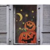 Halloween Pumpkin Jack o' Lantern Window Cover - 30'' x