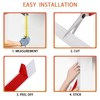 QDYMXUN Peel and Stick Chair Rail Panel Molding, 240''L x