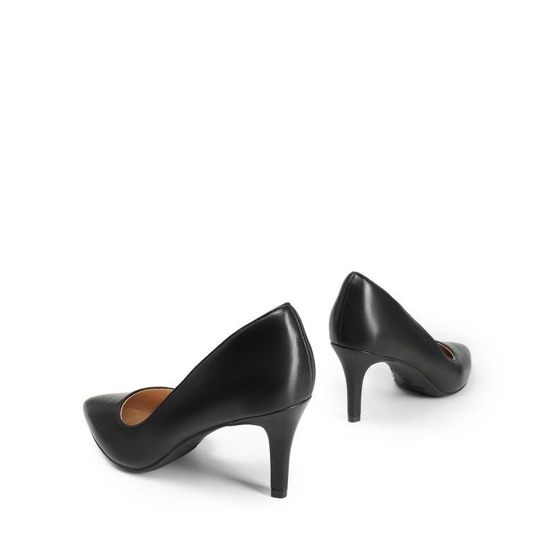 Women's Closed Toe Pumps, Black (black polyurethane)