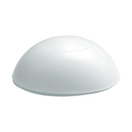 Set of 6 Home Xpert Hemisphere Door Stopper Ø 32 mm Height: 13 mm – Made of Plastic Available in Various Colours To Choose From, in Blister Pack white