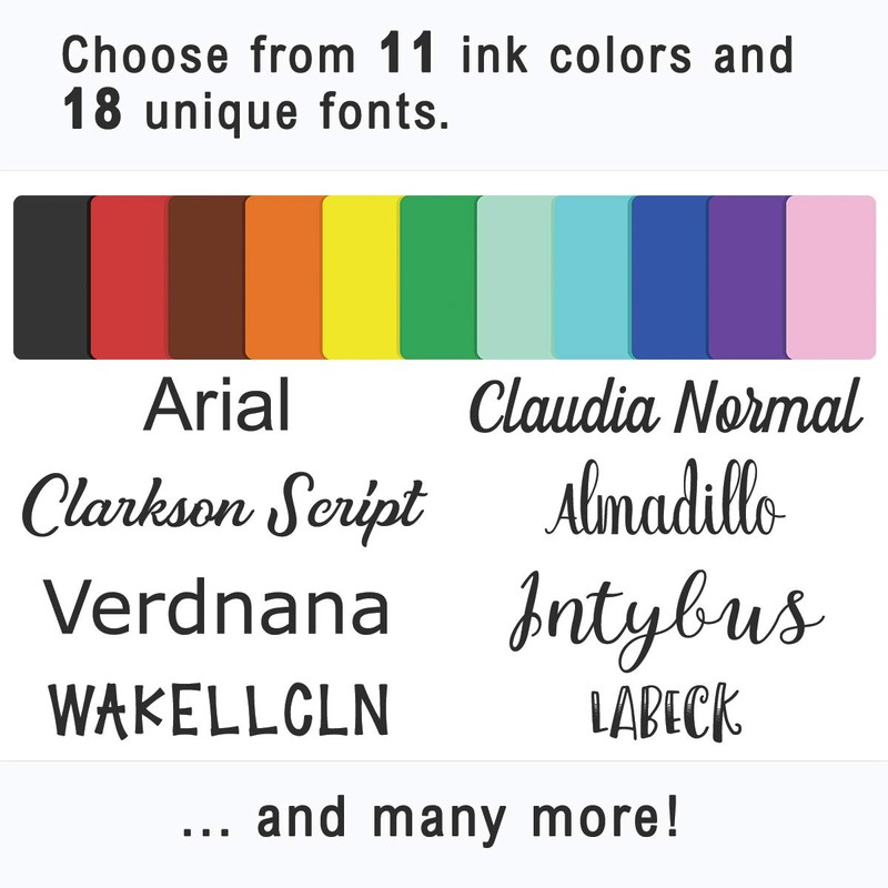 ExcelMark Custom Stamp with Large Font Up to 4 Lines