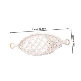 LIFKOME Style Fruit and Vegetable Hanging Basket Large Size Storage Bag for Kitchen Supply Easy to Hang and Keep Counter Clean