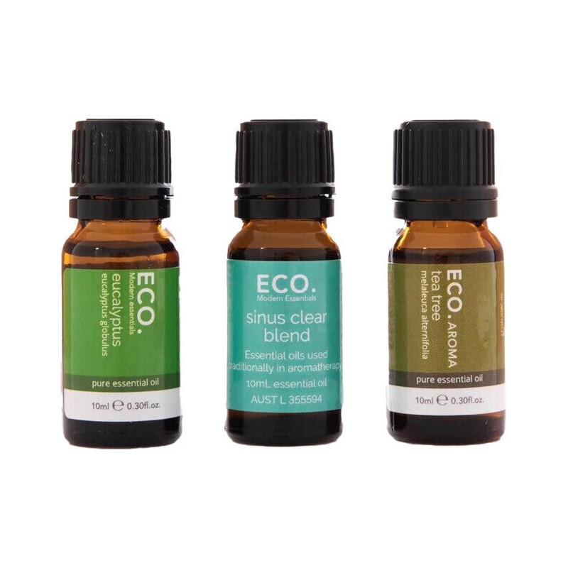 ECO. Modern Essentials Fight the Flu Essential Oil Trio, 3