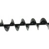 ALL-CARB 2" × 24" Precision Black Auger Drill Bit For