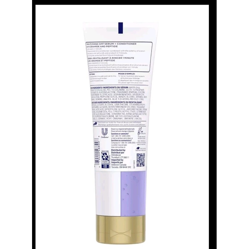 Dove Hair Therapy RESCUE & PROTECT 1 MINUTE Serum +