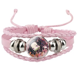 WlsqDE 1 x Demon bracelet, Demon jewellery, anime bracelets, cartoon bracelet, women, cartoon charm bracelet, a gift for fans