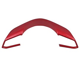 KELEIMAI Car Accessories Fit for Mazda CX-5 CX5 2017-2022 2023 2024 2025 Interior Left Center Console Decorative Frame Sequin Cover Trim Red (Can't Fit Touring Model) ABS 1PC