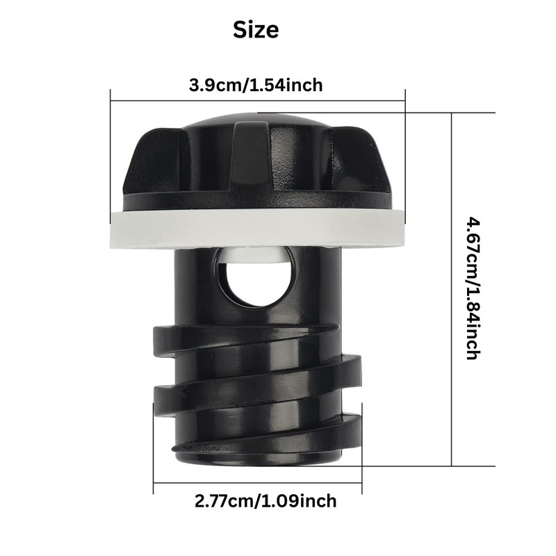 Replacement Cooler Plug for Yeti, 2 Pack Drain Plug Leak-Proof