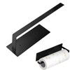 JJiaoLinin black kitchen roll holder，Magnetic Kitchen Roll Holder ，No Drilling