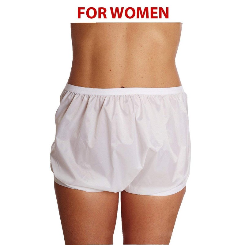 Kleinert's Duracool Incontinence Leak-Protection, Washable Pull-On-Cover Pant, Advanced-Duralite-Cool-Lightweight (Medium-White)