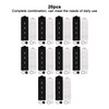 20pcs Extender Button Set with 10 Elastic Waist Extender Button