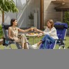 H&ZT Adjustable Chair Folding Lounge Chair Reclining Patio Chairs with