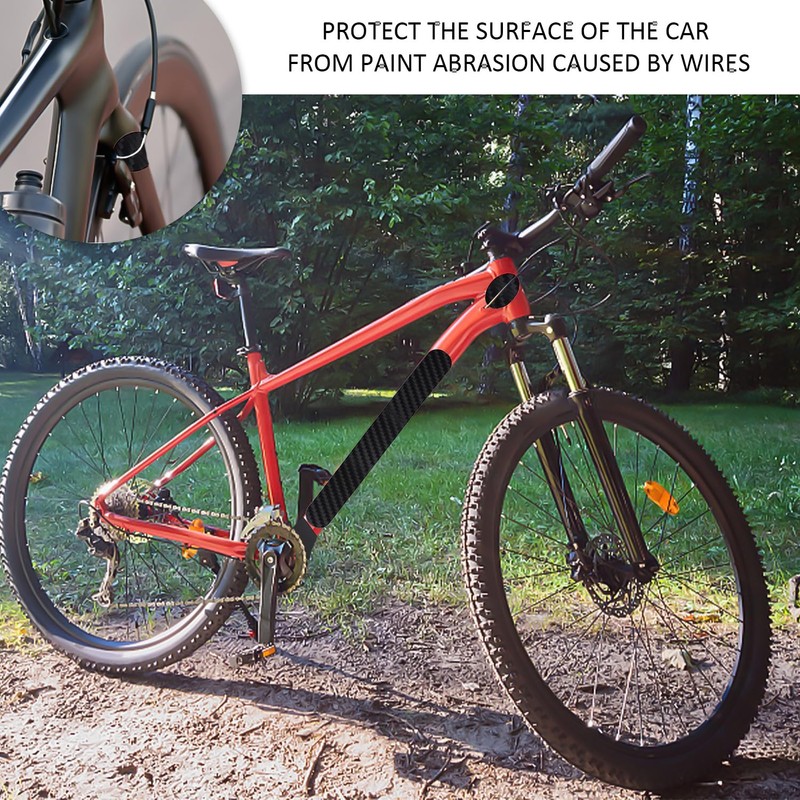 EOWVISN 3 Sets Of Bicycle Frame Protective Film, Bicycle Scratch-Resistant