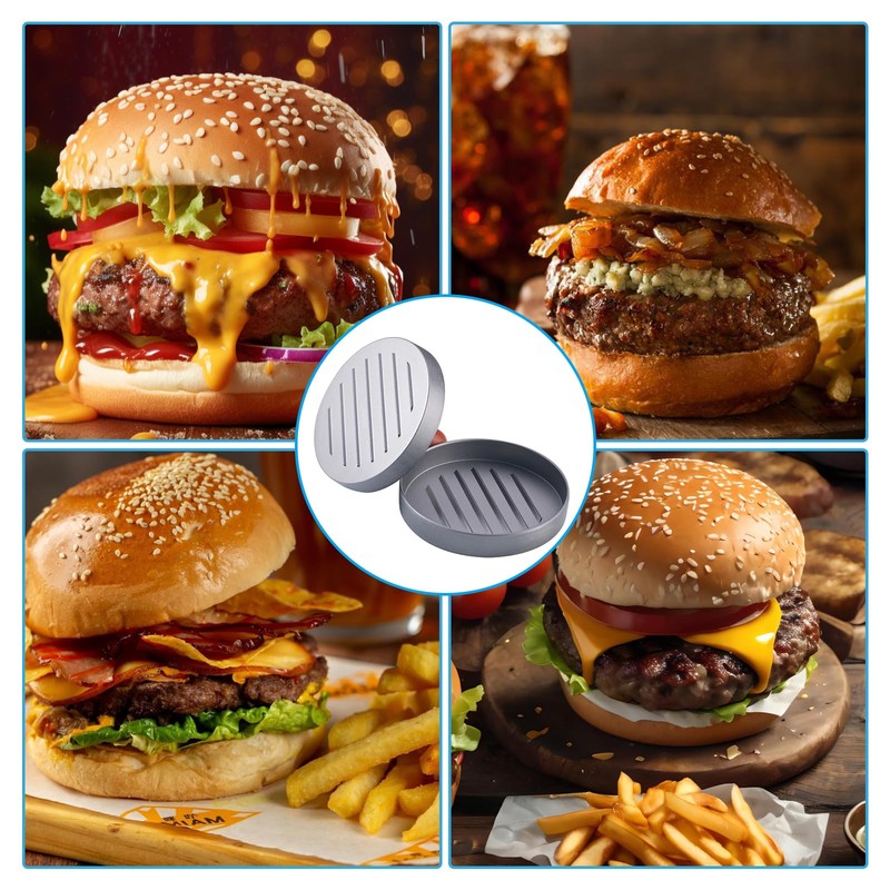 Coollooda Hamburger Press Meat Press Patty Maker Mold DIY Patty
