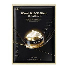 Dr.G Royal Black Snail Cream Mask Sheet 1 Sheet - Snail Cream Mask